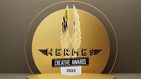 hermes award logo|gold Hermes creative award.